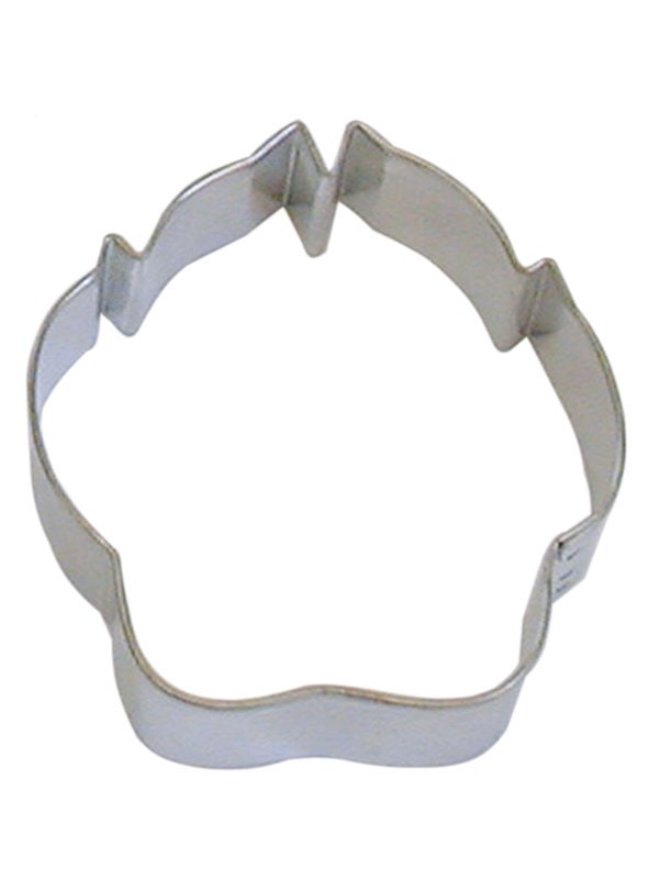 DOG PAW Cookie Cutter Metal 3 Inches - Stencil Fondant