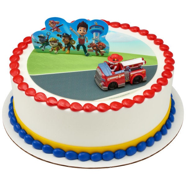 PAW PATROL Just Yelp For Help Cake Topper Cake Decoration Decoset Birthday