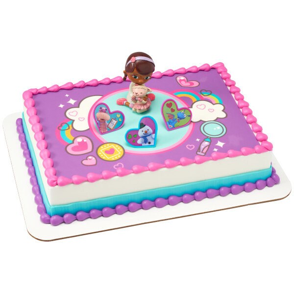 DOC MCSTUFFINS Cake Topper Doc & Lambie Party Cake Decoration Birthday Decoset