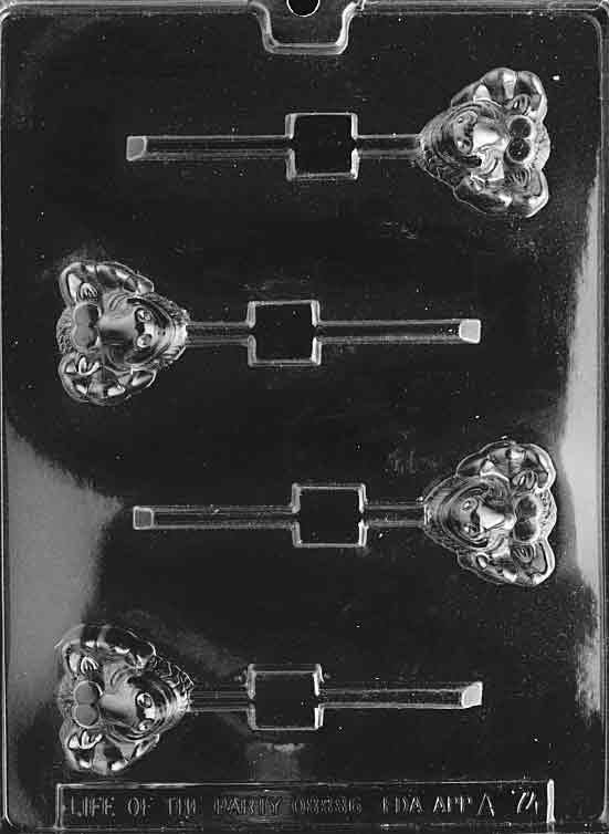 MOOSE LOLLY Animal Sucker Chocolate Candy Mold