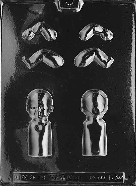 3D CUPIE DOLL Baby Chocolate Candy Mold