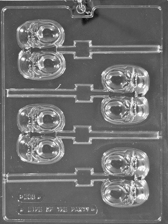 BABY SNEAKER LOLLY Sucker Chocolate Candy Mold