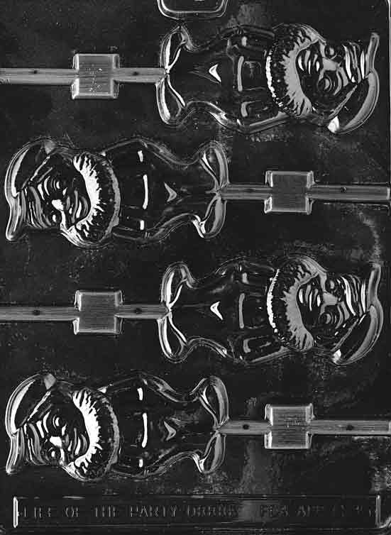 ELF LOLLY Christmas Sucker Chocolate Candy Mold