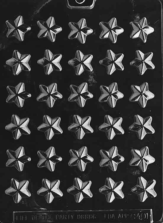 BITE SIZE STARS Christmas Chocolate Candy Mold