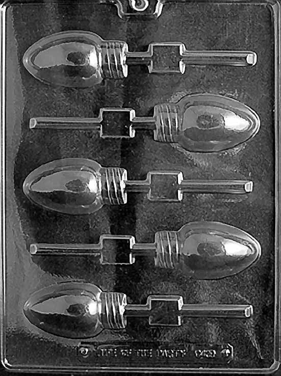 CHRISTMAS BULB Lolly Sucker Chocolate Candy Mold