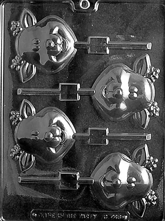 CUTE REINDEER Lolly Christmas Sucker Chocolate Candy Mold