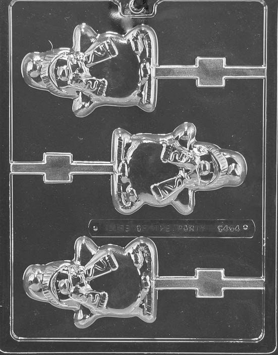 FESTIVE PENGUIN Lolly Sucker Chocolate Candy Mold