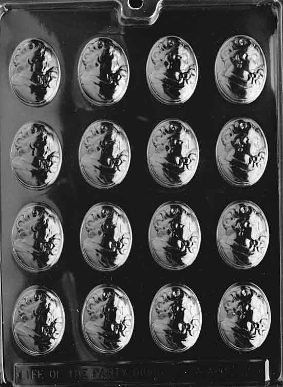 SMALL CAMEO Chocolate Candy Mold Craft Supply