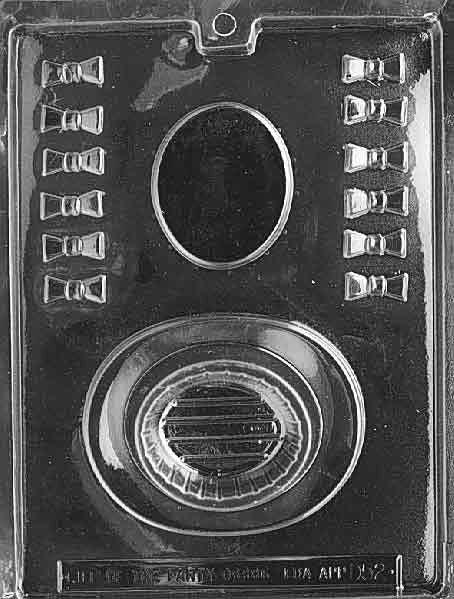TOP HAT Pour Box Chocolate Candy Mold