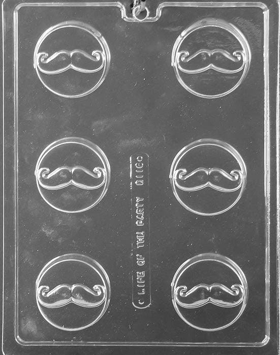 MUSTACHE COOKIE Chocolate Candy Mold