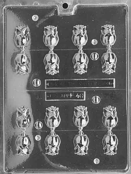 SMALL 3D ROSE LOLLY Sucker Chocolate Candy Mold Craft Supply