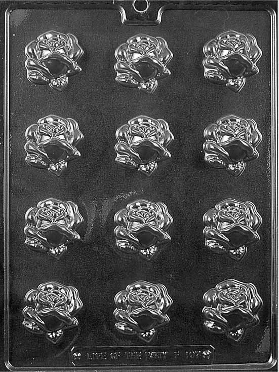 PRETTY ROSE Bite Size Chocolate Candy Mold