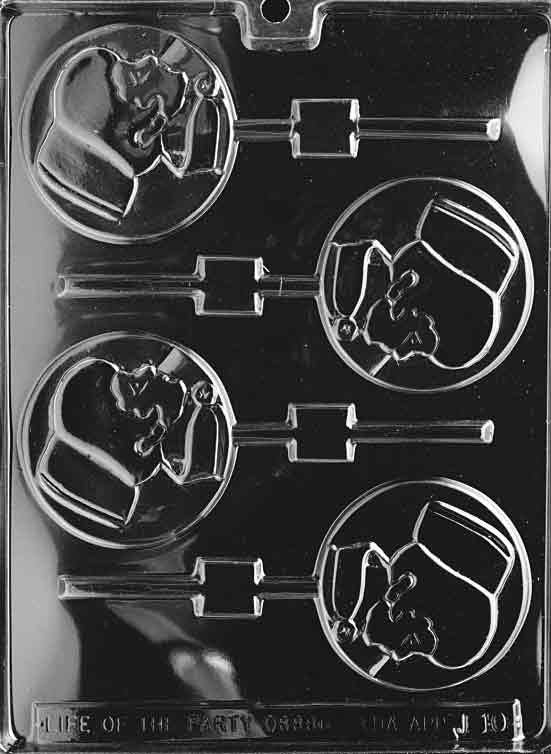 NURSE LOLLY Sucker Chocolate Candy Mold