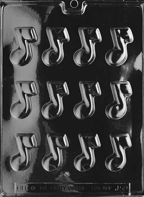 MUSICAL NOTE Chocolate Candy Mold