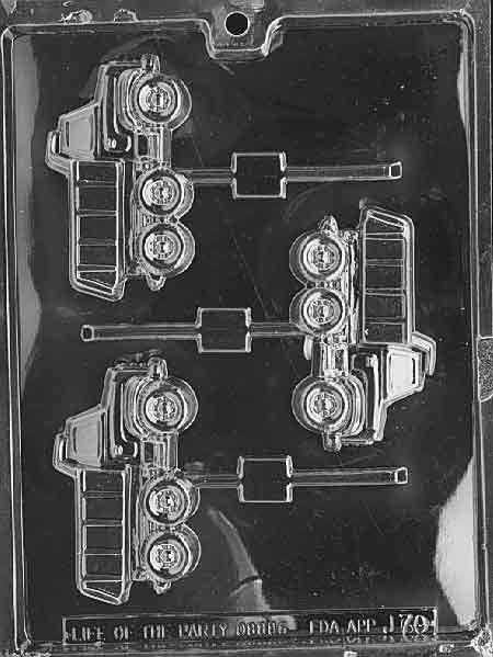 DUMP TRUCK LOLLY Sucker Chocolate Candy Mold