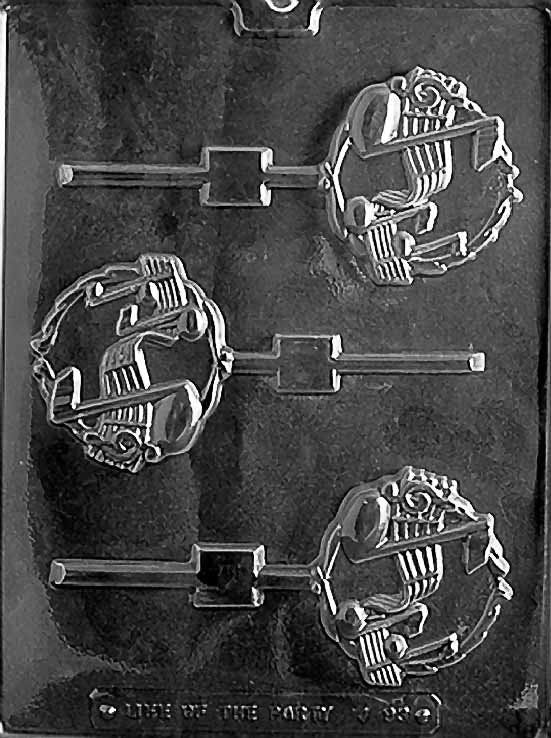 MUSIC STAFF LOLLY Sucker Chocolate Candy Mold
