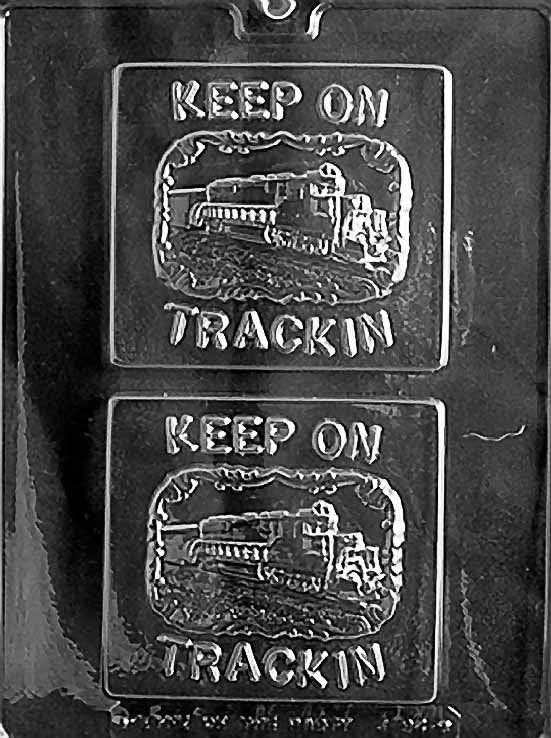 TRAIN GREETING CARD Chocolate Candy Mold Craft Supply