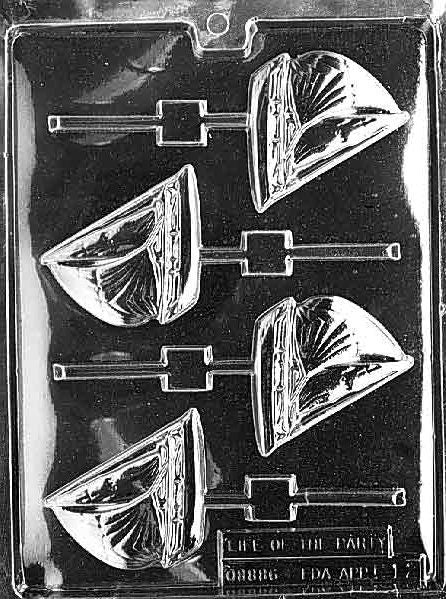 SAILBOAT LOLLY Sucker Chocolate Candy Mold Craft Supply