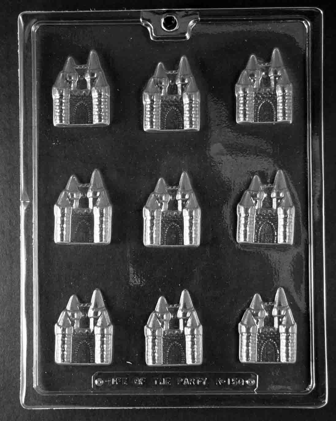 BITE SIZE CASTLE Chocolate Candy Mold Craft Supply
