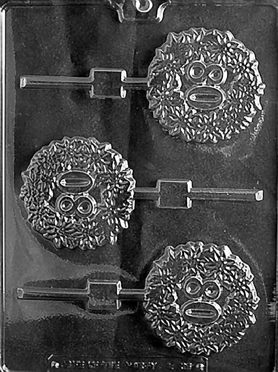 80TH ANNIVERSARY LOLLY Sucker Chocolate Candy Mold Craft Supply