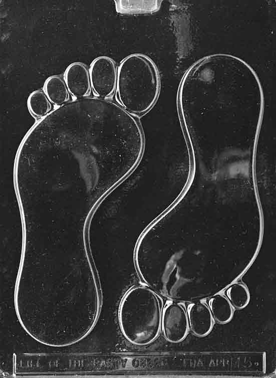 BIG FEET Chocolate Candy Mold
