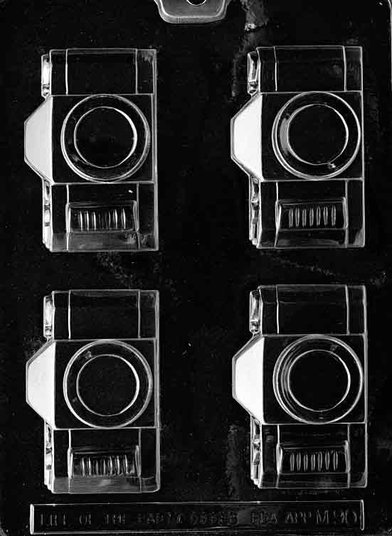 CAMERA FLAT BACK Chocolate Candy Mold
