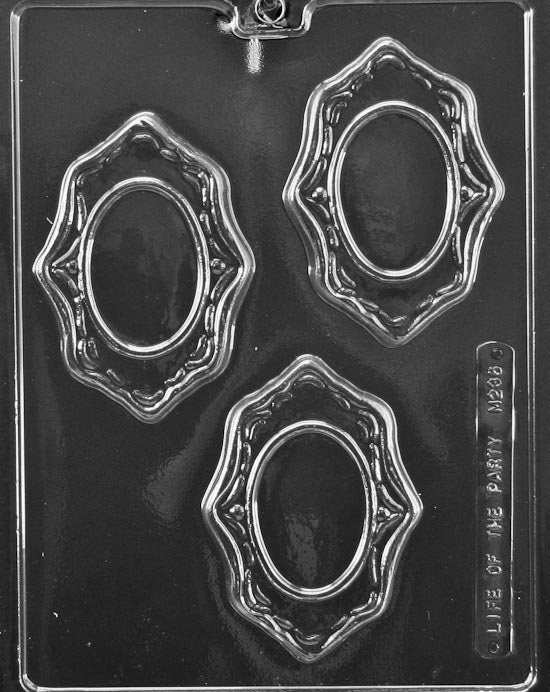 OVAL FRAMES Chocolate Candy Mold
