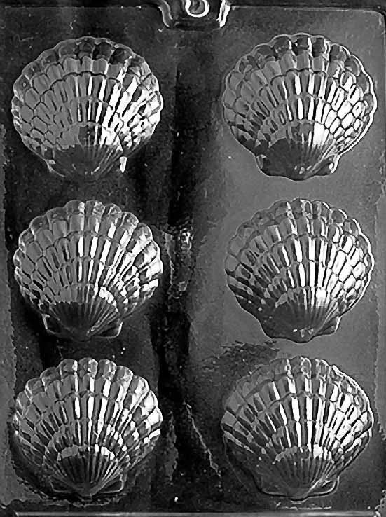 FANCY SHELLS Chocolate Candy Mold