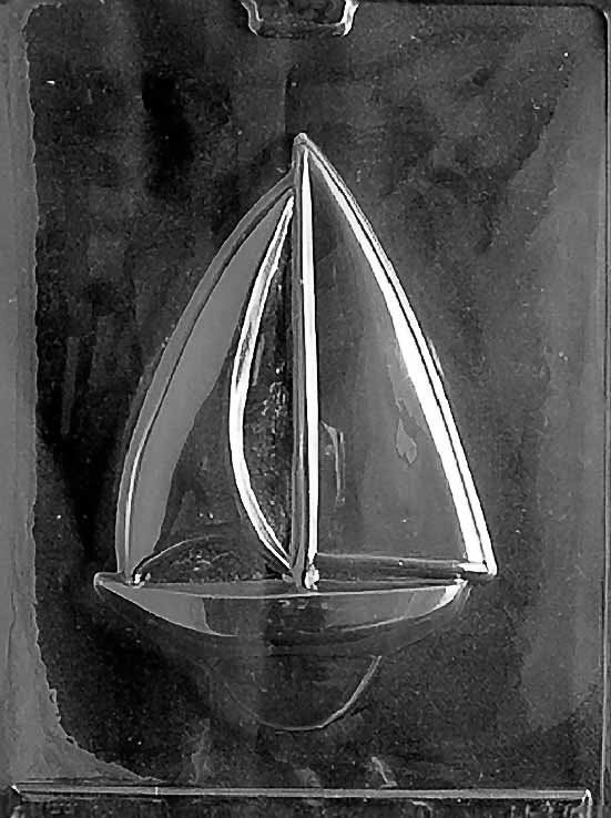 LARGE SAILBOAT Chocolate Candy Mold