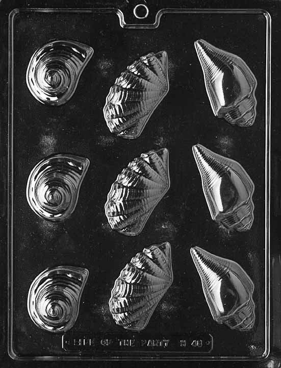 SHELL ASSORTMENT Chocolate Candy Mold