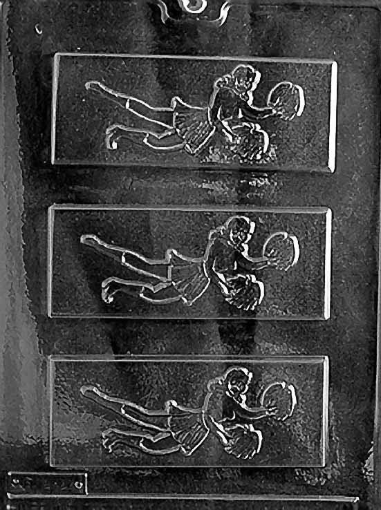CHEERLEADER BAR Chocolate Candy Mold