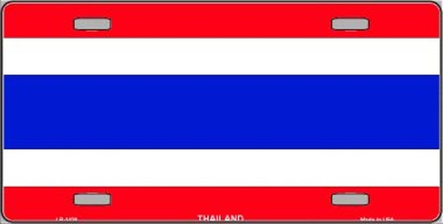 THAILAND FLAG Metal License Plate Craft Supply