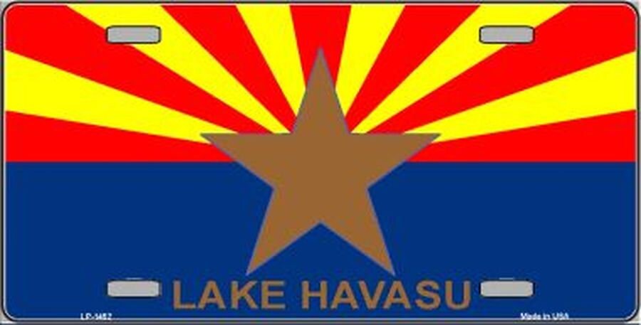 LAKE HAVASU ARIZONA Metal License Plate