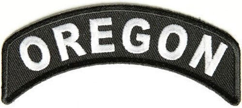 OREGON STATE Rocker Biker Motorcycle Embroidered Patch