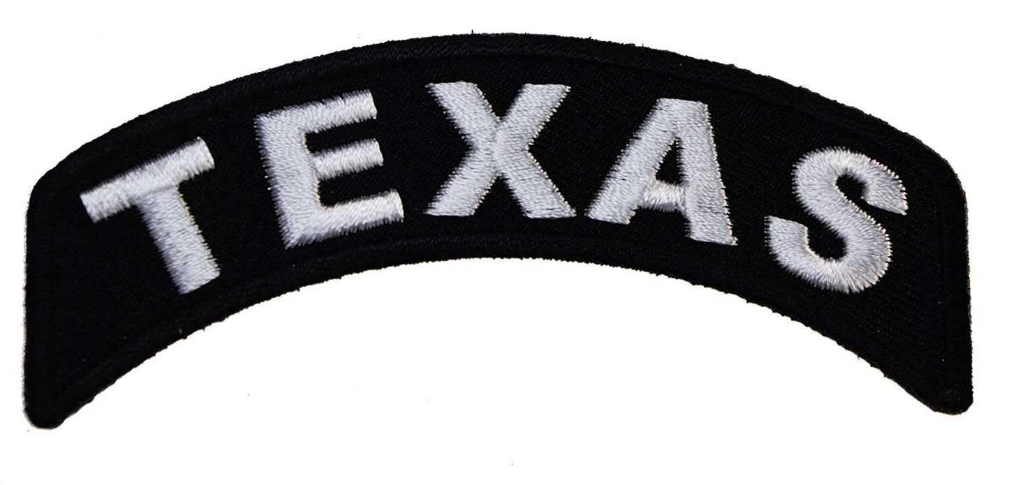 TEXAS STATE Rocker Biker Motorcycle Embroidered Patch Craft Supply