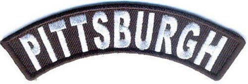 PITTSBURGH Rocker Biker Motorcycle Embroidered Patch