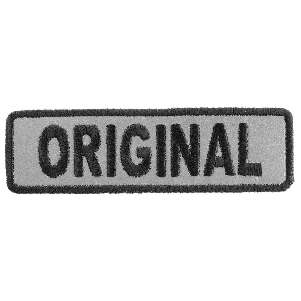 ORIGINAL Reflective Biker Motorcycle Embroidered Patch