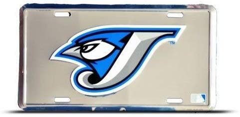 TORONTO BLUE JAYS Chrome Metal License Plate Mlb Baseball