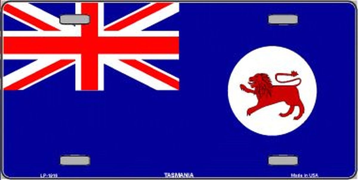 TASMANIA AUSTRALIA FLAG Metal License Plate