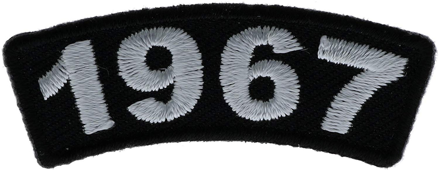 1967 VIETNAM ERA ROCKER Small Biker Motorcycle Embroidered Patch