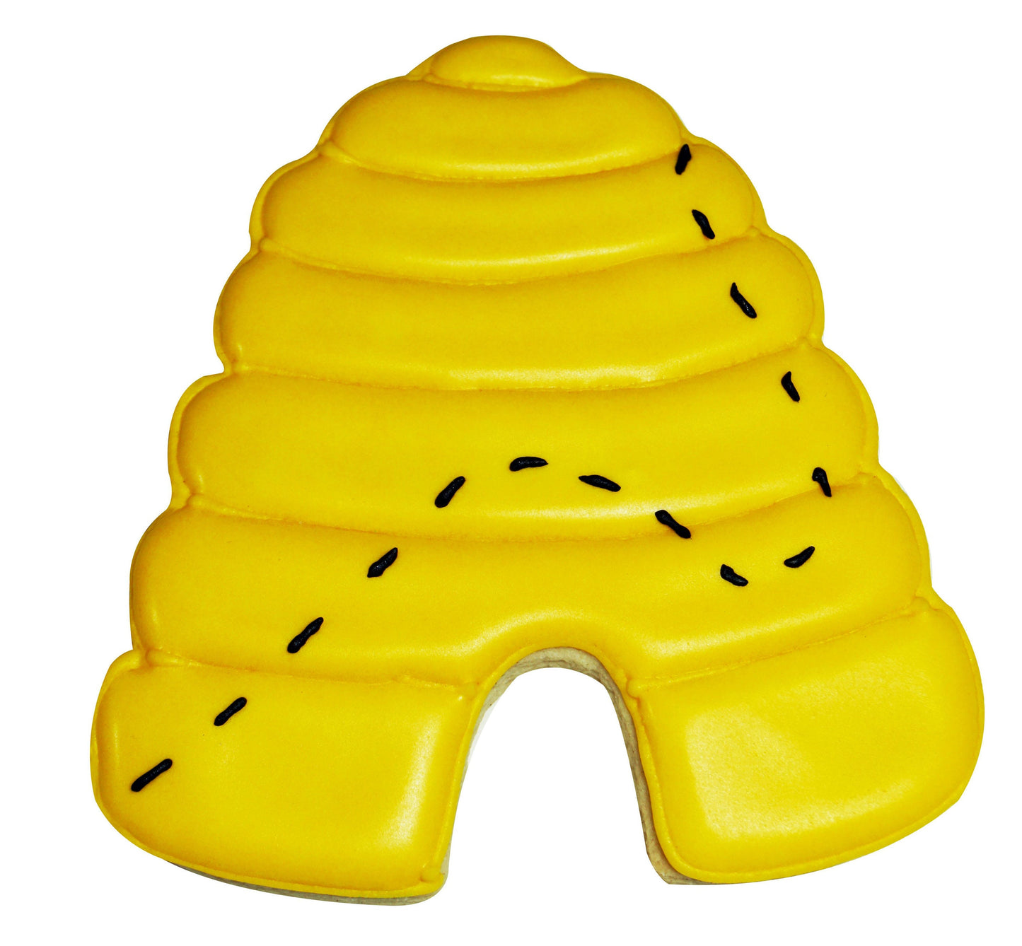 BEEHIVE Cookie Cutter Metal 4 Inches - Honey Bee Comb Insect Stencil Fondant