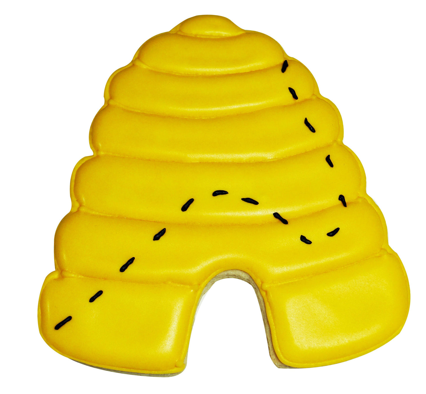 BEEHIVE Cookie Cutter Metal 4 Inches - Honey Bee Comb Insect Stencil Fondant Craft Supply