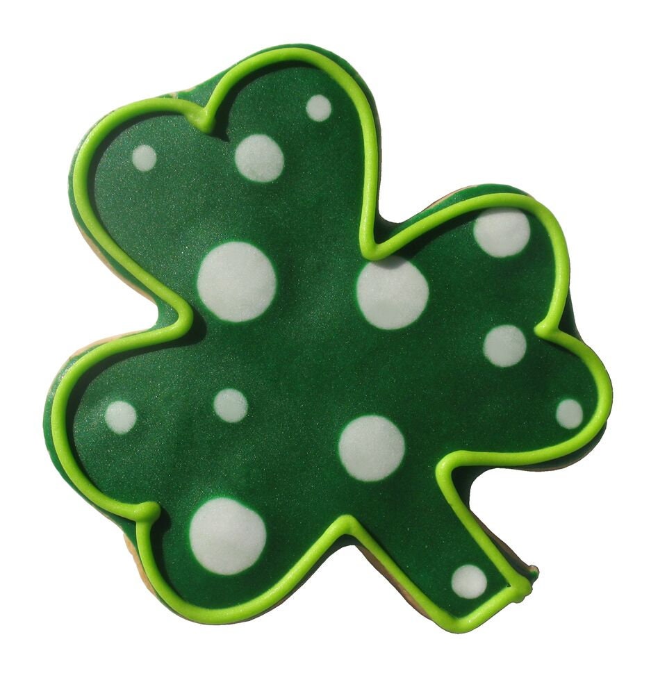 SHAMROCK Cookie Cutter Metal 3 Inches - Stencil Fondant Patrick's Day Lucky Clover Irish