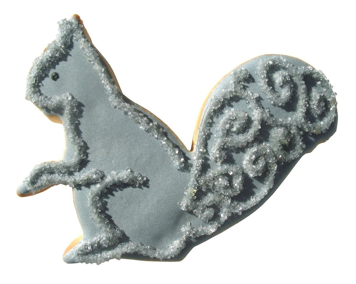 SQUIRREL Cookie Cutter Metal 3.75 Inches - Stencil Fondant Tree Nuts