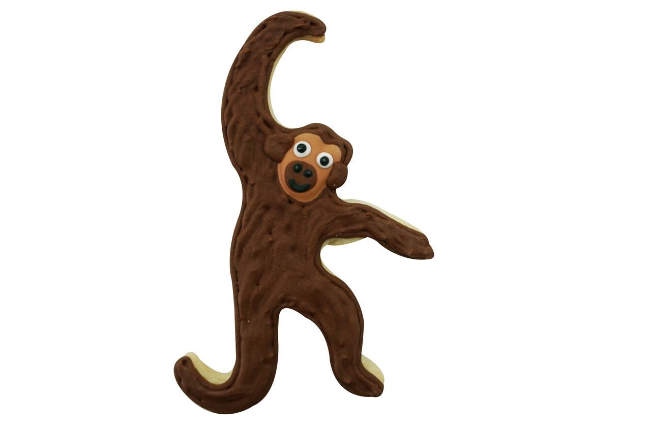 MONKEY Cookie Cutter Metal 5.25 Inches - Stencil Fondant Zoo Animal Jungle Safari