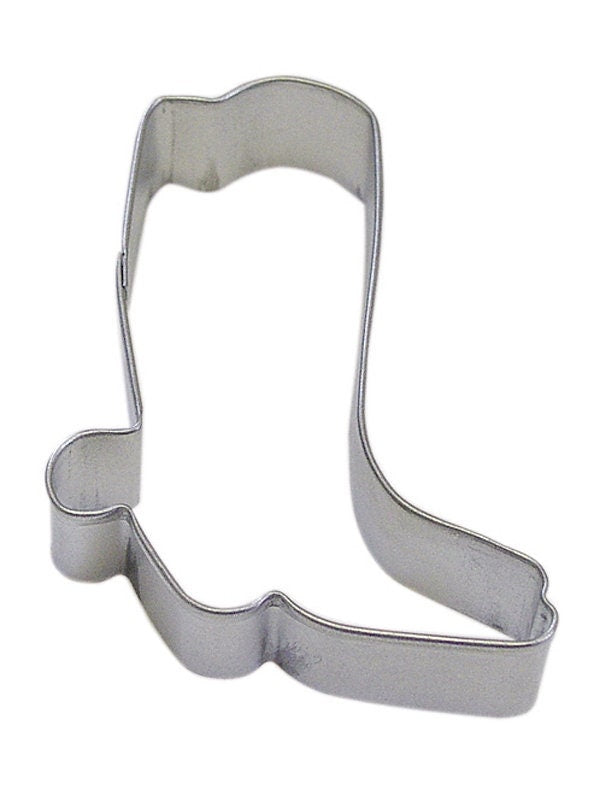 COWBOY BOOT Cookie Cutter Metal 3.75 Inches - Stencil Fondant