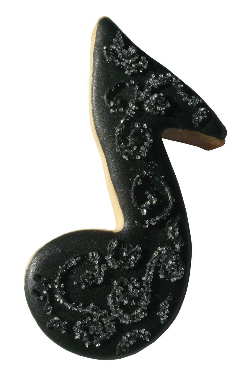 MUSIC NOTE Cookie Cutter Metal 3.5 Inches - Stencil Fondant