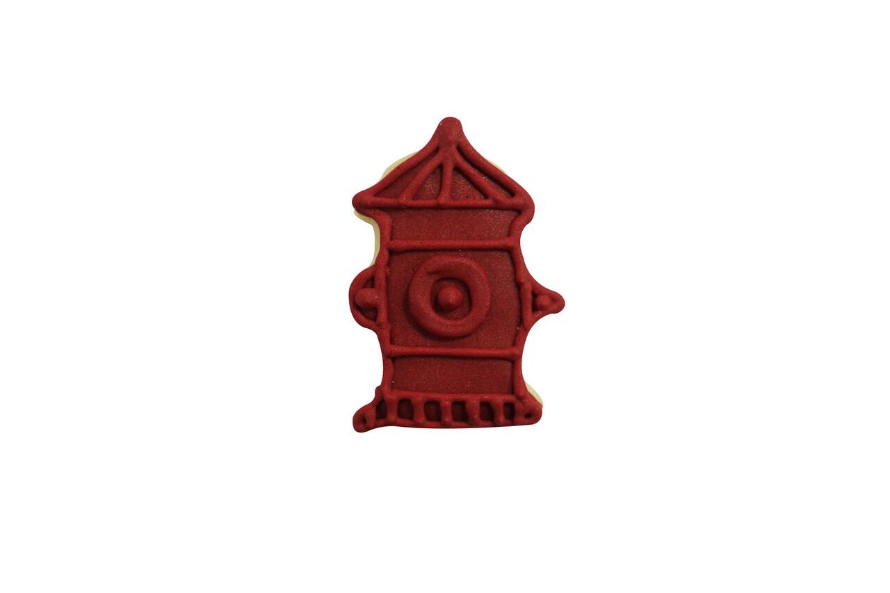 MINI FIRE HYDRANT Cookie Cutter Metal 1.75 Inches - Stencil Fondant