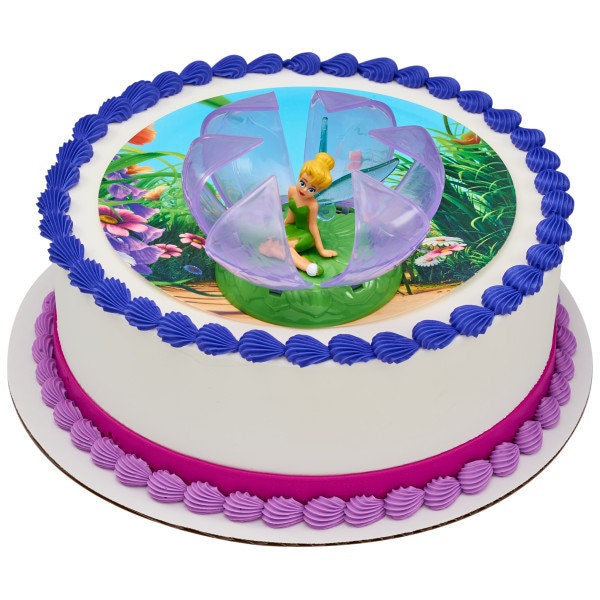 TINKER BELL Cake Topper In Flower Fairy Cake Decoration Birthday Decoset