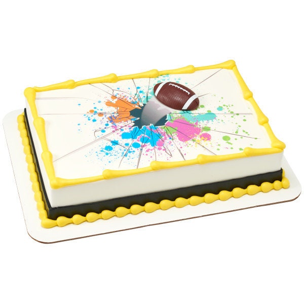 EXTREME FOOTBALL MAGNET Cake Topper Player Touchdown Kids Cake Decoration Birthday Decoset Craft Supply